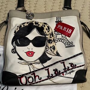Brighton Fashionista Collection Paris Ooh La La Shoulder/Crossbody Handbag